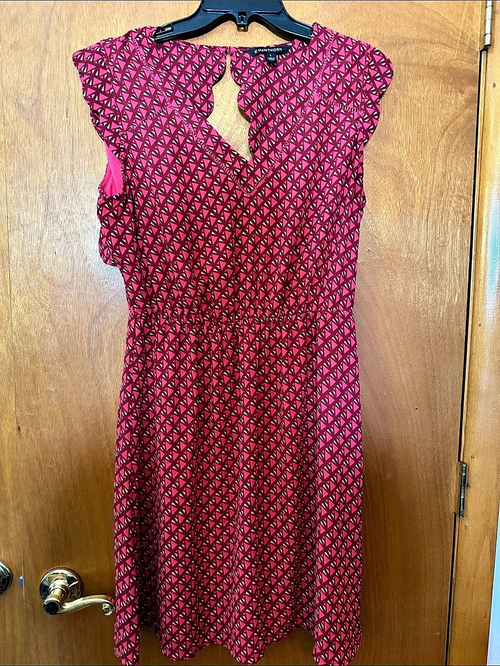 Hawthorn Geometric Mini Dress in Pink